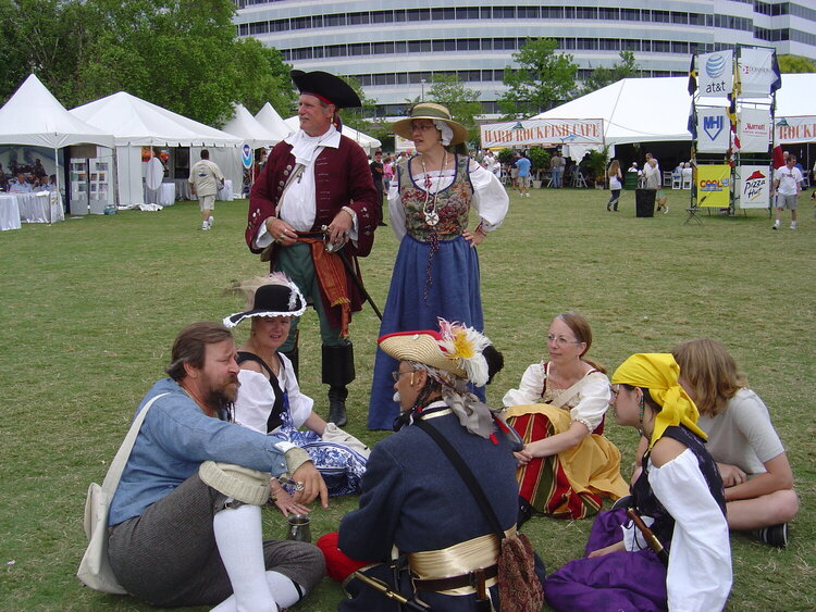 Pirates &amp; their wenches at the Tall Ships Festival