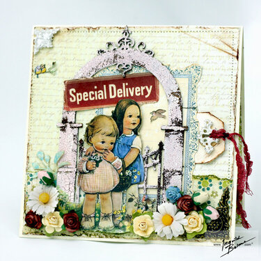 Special Delivery - slide tag card - &quot;A Little Bird Told Us...&quot;