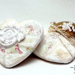 Altered Decorative Hearts ***GDT Melissa Frances***