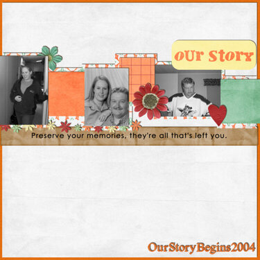 Our Story Title Page