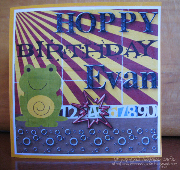 Evan&#039;s BD Card