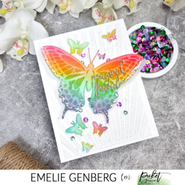 Layering Butterfly Card - Flaunt