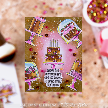 Sugar and Calorie Free Cake Stamp and Die Sets 