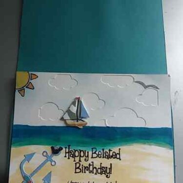 Birthday at sea