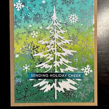Snowy Tree Christmas Cards