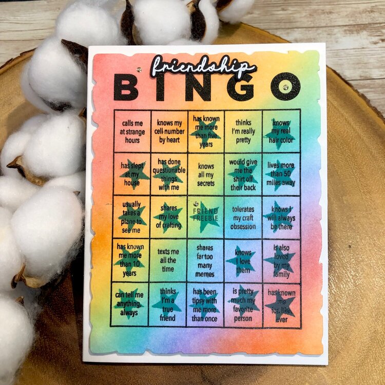 Friendship Bingo with a Splash of Rainbow ***and Fun***