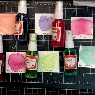 Liquid Watercolor Sprays| Mixing Just 3 Colors| Hero Arts