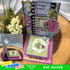 Simple Vintage Life In Bloom|Easel Sticky Note Holder