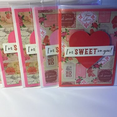 Valentine card sets