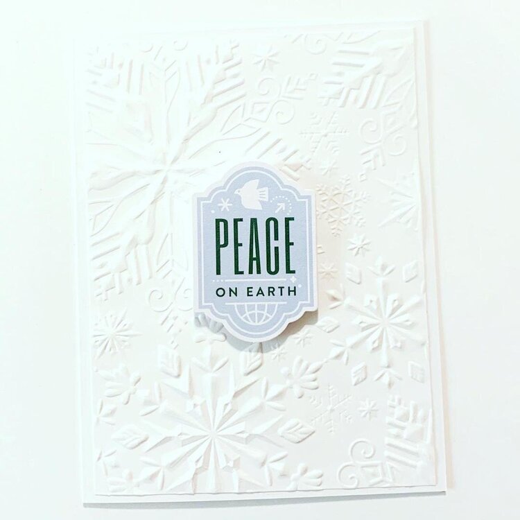 Peace on Earth Holiday Card