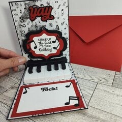 Birthday piano card