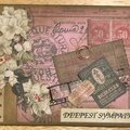 Deepest sympathy card