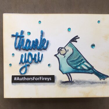 #AuthorsForFireys thank you card
