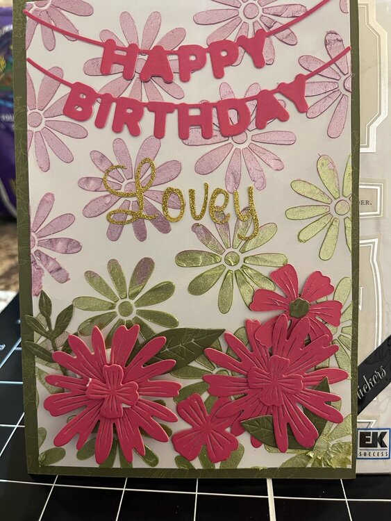 1st Attempt at a card for my Granddaughter