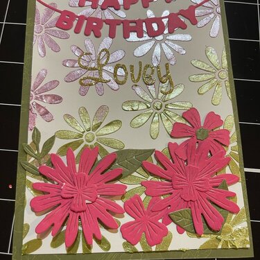 1st Attempt at a card for my Granddaughter