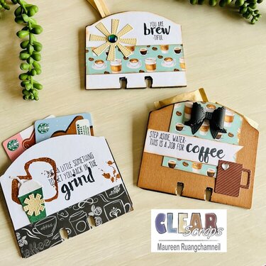 Coffee Memory Box Cards