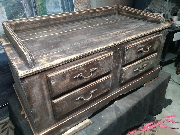 Rustic Cedar Chest --Make over