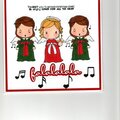 Angel Chorus Christmas Card
