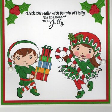 Elf Holiday Card