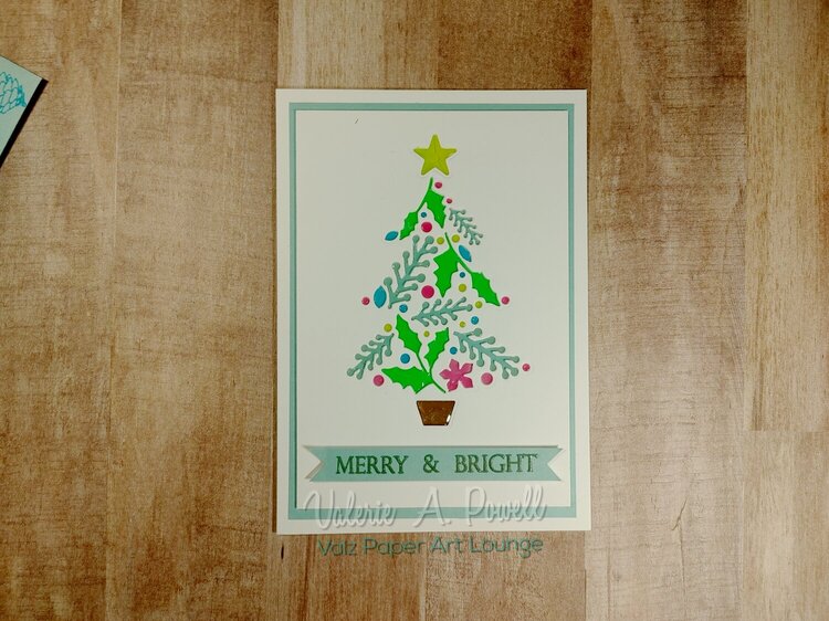 Glow-in-the-Dark Christmas Tree Card