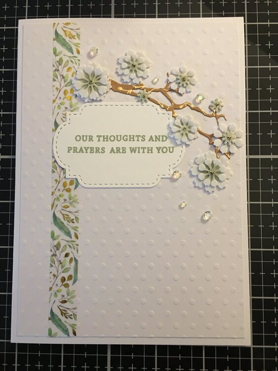 Sympathy Card Thoughts and Prayers