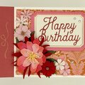 Happy Birthday Book Binding Card