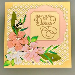 Happiest of Days Square Card