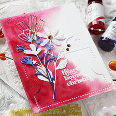 Gift card holder holiday card -Pinkfresh Studio