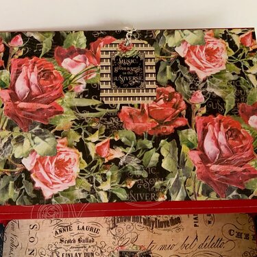 Graphic 45 Love Notes Altered Cigar Box
