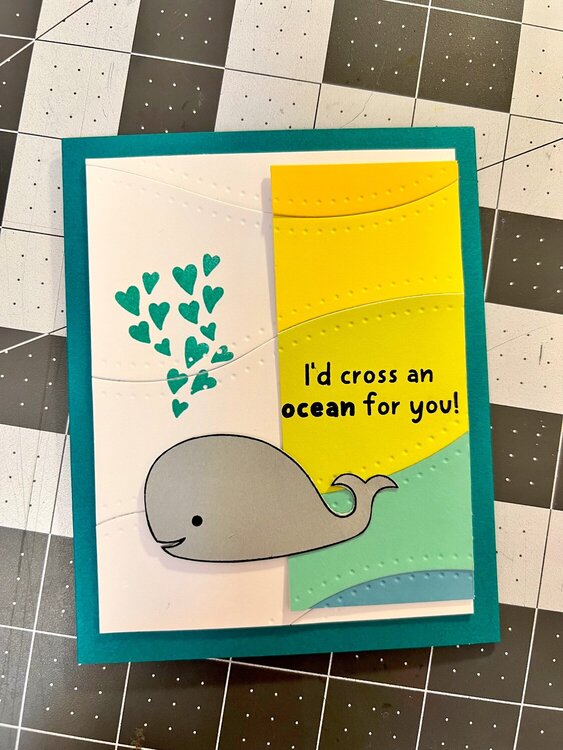 Whale card