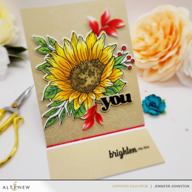 Sunflower Easel Card