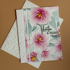 3D Textured Magnolia Background