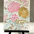 Pretty Floral with Lisa Horton Roses and Sunflowers Embossing Folder