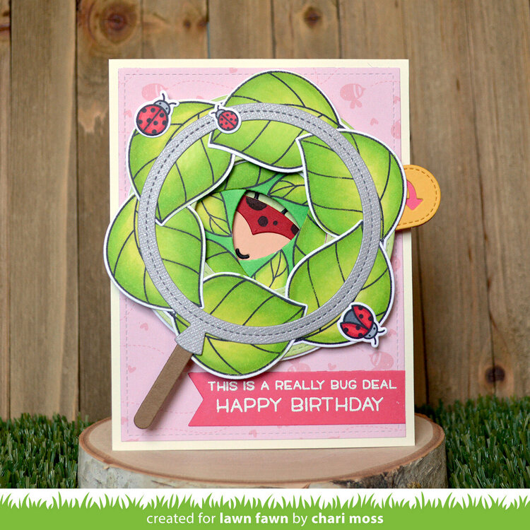 Bug Deal Birthday - Magic Iris interactive card