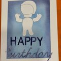 Happy Birthday for a guy interested in the galaxy, Space, Astronauts and Rockets