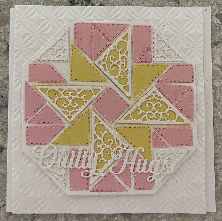 Paper Hugs for a Quilter Using the Layered Windmill die