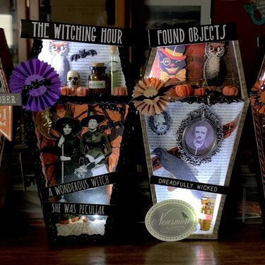 Halloween Vignette Coffin Boxes