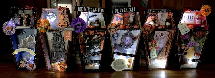 Halloween Vignette Coffin Boxes