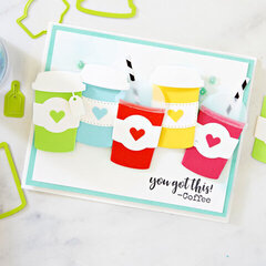 FSJ You Got This! Colorful Coffee Cup Card