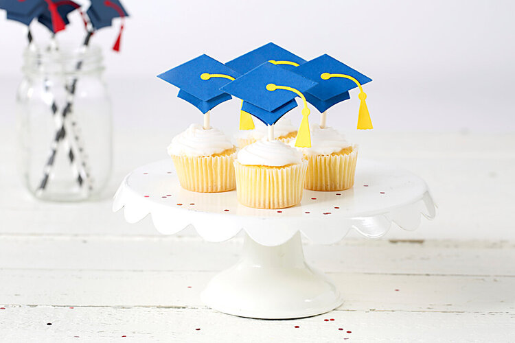 FSJ Graduation Cupcake Toppers with FSJ