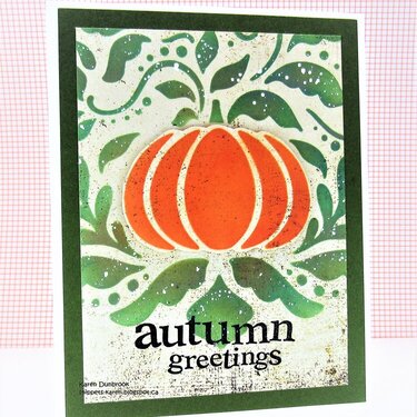 Greetings for Autumn