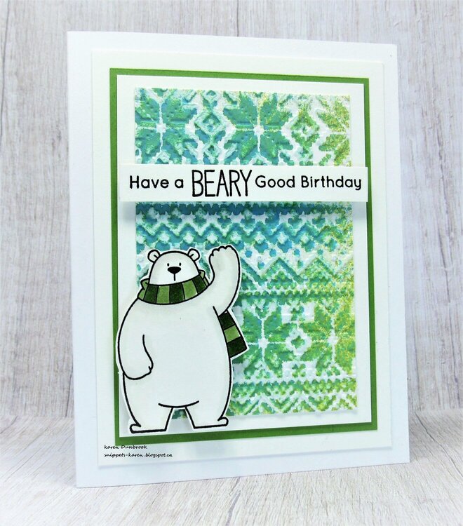 Beary Good Birthday