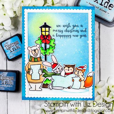 Caroling Critters Card!