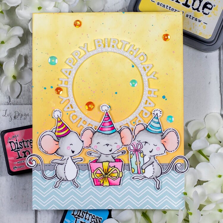 It&#039;s a mice time to celebrate card!