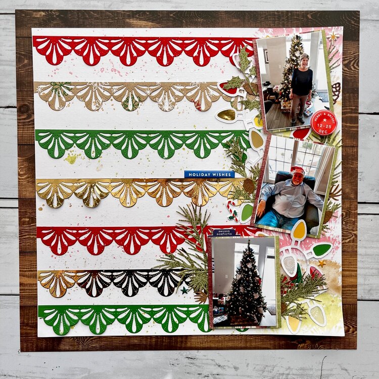 12 x 12 Christmas Layout, Winter Wishes