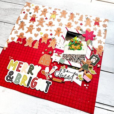 Merry & Bright 12 x 12 layout