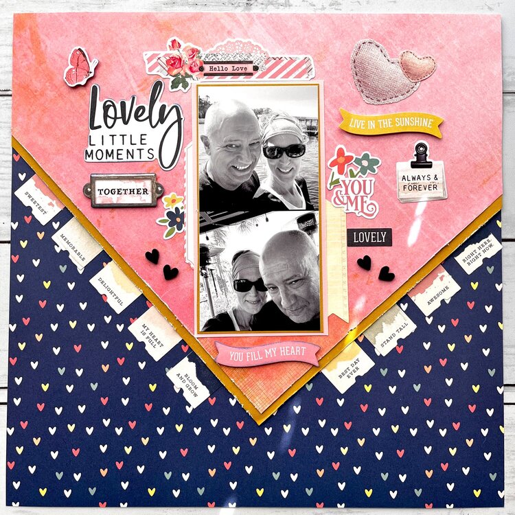 12x12 layout - Lovely Little Moments