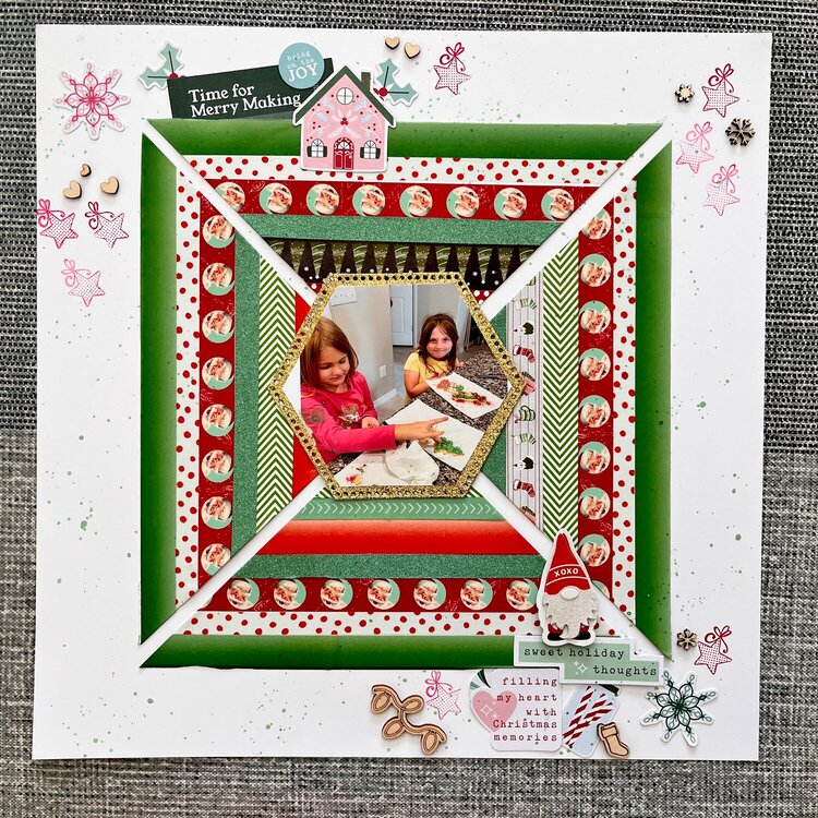 Time For Merry Making ~ 12x12 layout