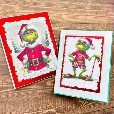 Cards - Christmas (Grinch)
