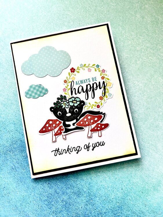 card, using Little Stinker Stamp set from CTMH